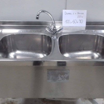 ../frankl24shop/Doppelspülbecken groß  (ohne Boiler)